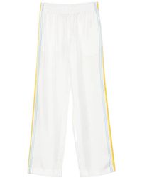 CASABLANCA - Tennis Landscape Striped Trousers - Lyst