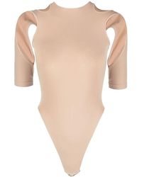 ANDREADAMO - Cut-Out-Detail Stretch Top - Lyst