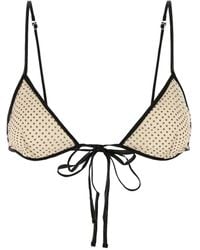 Prada - Printed Chiffon Bra - Lyst