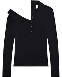 Courreges - Multi-Button Polo Sweater - Lyst