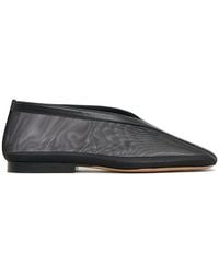 Mansur Gavriel - Contorno Square V Mesh Ballet Flats - Lyst