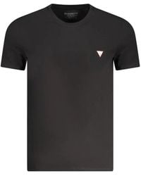 Guess - Logo-Patch Crew-Neck T-Shirt - Lyst