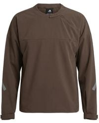 adidas - X Entire Studios Z.N.E. Sweatshirt Mit Knöpfen - Lyst