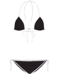 Valentino Garavani - Vlogo Signature Halterneck Bikini - Lyst
