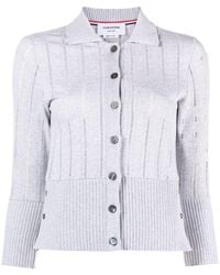 Thom Browne - Pointelle-knit Cotton Cardigan - Lyst