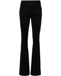 Palm Angels - Broek Met Monogram-Jacquard - Lyst