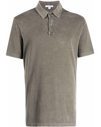 James Perse - Short-sleeved Supima Cotton Polo Shirt - Lyst