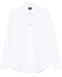 Fendi - Hemd mit Logo-Schild - Lyst