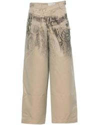 Feng Chen Wang - Hose Mit Grafischem Print - Lyst