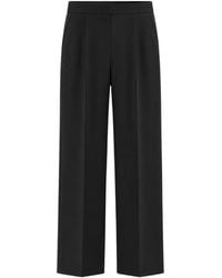 Clips - Elasticated-Waist Wide-Leg Trousers - Lyst