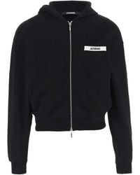 Jacquemus - La Casaコレクション Le Hoodie Gros Grain Zippé フーディ - Lyst