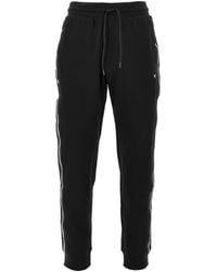 EA7 - Logo-Print Side-Stripe Track Pants - Lyst