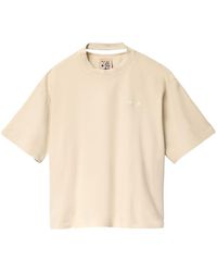 Camper - Logo-embroidered Cotton T-shirt - Lyst