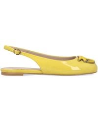 Pinko - Slingback Embellished Flat Pumps - Lyst
