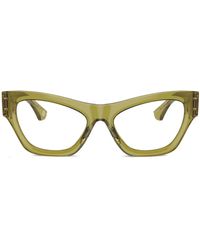 Burberry - Lunettes De Vue À Monture Papillon - Lyst