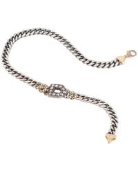 Sylva & Cie - Embellished Diamond Double Wrap Bracelet - Lyst