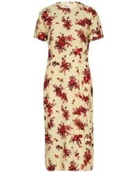 Jil Sander - Envers Satin Printed Dress - Lyst