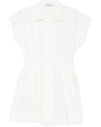 Low Classic - Double-Breasted Flared Mini Dress - Lyst