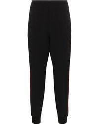 McQueen - Logo-Tape Track Pants - Lyst