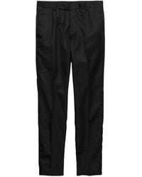 Prada - Concealed-Fly Trousers - Lyst