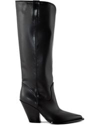 Elena Iachi - Stivali Al Ginocchio A Punta 90Mm - Lyst