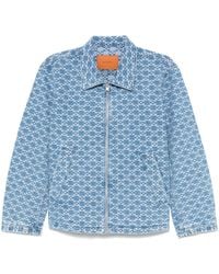 Sandro - Chaqueta vaquera con motivo en jacquard - Lyst