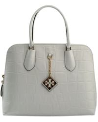 Tory Burch - Swing Crocodile-Embossed Tote Bag - Lyst