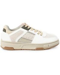 HUGO - Panelled Low-Top Sneakers - Lyst