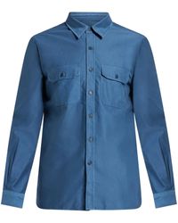Tom Ford - Button-Up Overhemd Met Klepzakken - Lyst