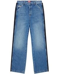 DIESEL - D-livery 0hjav Straight-leg Jeans - Lyst
