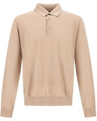 Herno - Long-Sleeve Polo Shirt - Lyst
