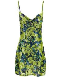 Versace Jeans Couture - Sequinned Mini Dress - Lyst