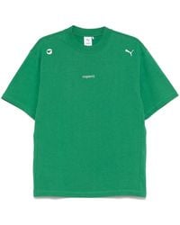 Coperni - X Puma Logo-Embroidered T-Shirt - Lyst
