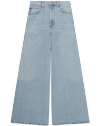 Agolde - Nolan High Waist Jeans Met Wijde Pijpen - Lyst
