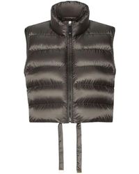 Max Mara - Quilted Drawstring-Hem Gilet - Lyst