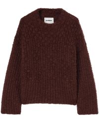 Jil Sander - Chunky-Knit Mock-Neck Jumper - Lyst
