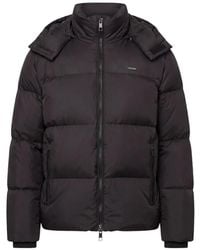 Calvin Klein - Hooded Padded Jacket - Lyst