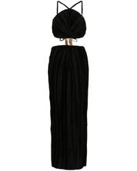 Cult Gaia - Mitra Pleated Gathered Gown - Lyst