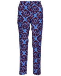 Alberto Biani - Silk Trousers - Lyst