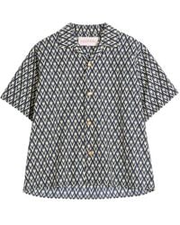 Valentino Garavani - Printed Button-Up Bowling Shirt - Lyst
