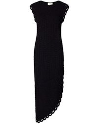 Loulou de Saison - Malena Ruffled Crochet Midi Dress - Lyst