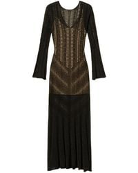 Twinset - Lurex-Detail Maxi Dress - Lyst