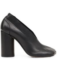 MM6 by Maison Margiela - Nappa Leather Anatomic Court Shoes - Lyst