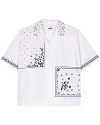 YMC - Wanda Cotton Shirt - Lyst