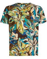 Etro - All-over Floral-print T-shirt - Lyst