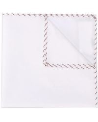 Brunello Cucinelli - Stitch Detail Pocket Square - Lyst