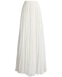 Ralph Lauren - Niccola Pleated Maxi Skirt - Lyst