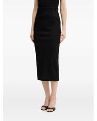 ARMANI EXCHANGE - Ribbed Pencil Skirt - Lyst