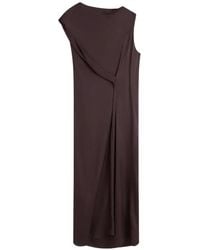 Bondi Born - Ardea Draped Asymmetric Maxi Dress - Lyst