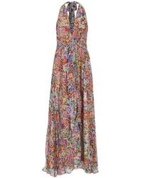 RIXO London - Alaina Maxi-Jurk Met Paisley-Print En Halternek - Lyst